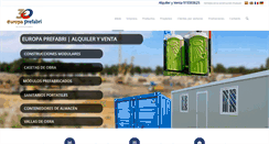 Desktop Screenshot of europa-prefabri.com